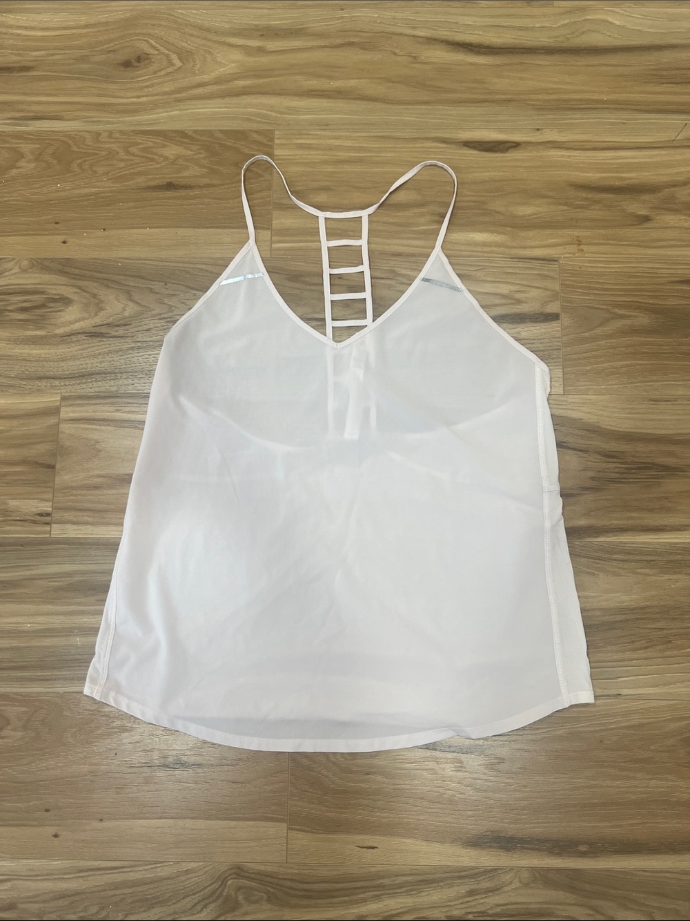 lululemon athletica Breezy Singlet Pale Pink Ladder-Back Strappy Cami